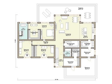 Завершили строительство коробки дома из газобетона 223м2 - фото №10