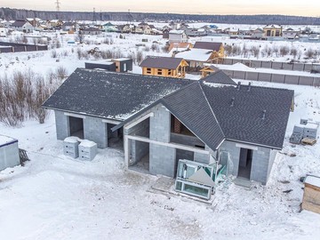 Завершили строительство коробки дома из газобетона 223м2 - фото №6