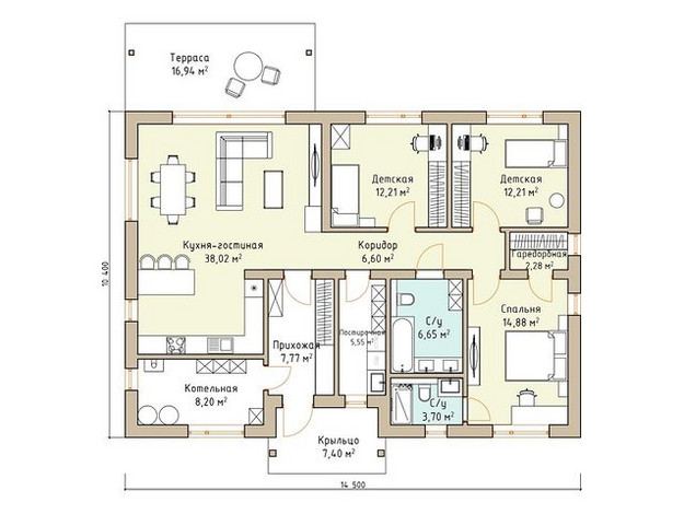 Изображение дом Классик 118м² Фото 4