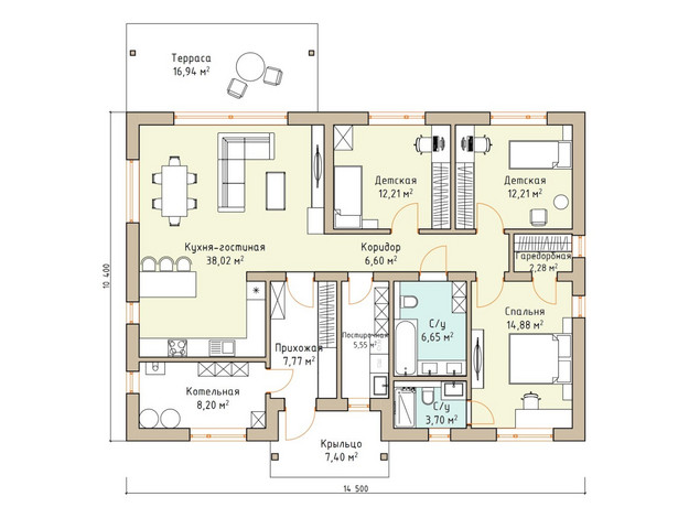 Изображение Классик 118 м² Фото 3