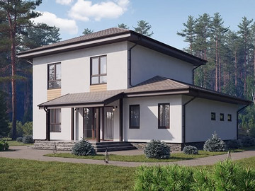 Проект двухэтажного дома Резиденция 178м² - фото №2