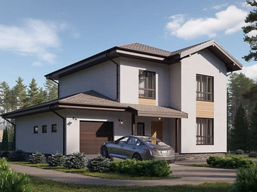 Проект двухэтажного дома Резиденция 178м² - фото №3