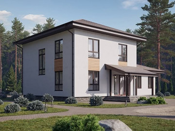 Проект двухэтажного дома Резиденция 178м² - фото №4