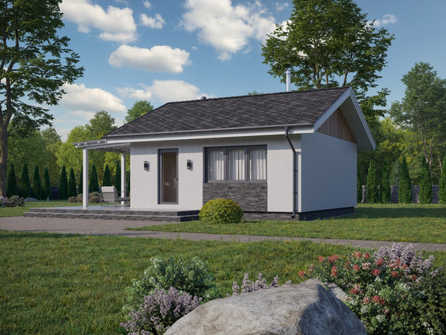 Изображение Баня из газобетона 34 м² Фото 2