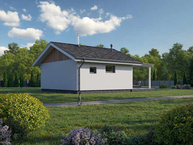 Изображение Баня из газобетона 34 м² Фото 3