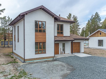 Проект и реализации: двухэтажный дом Резиденция 178м2 с гаражом - фото №2
