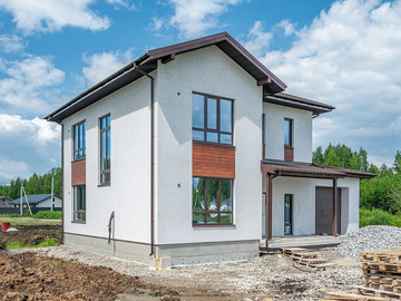 Проект и реализации: двухэтажный дом Резиденция 178м2 с гаражом - фото №4