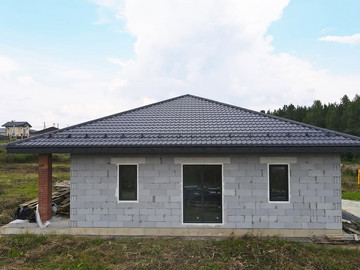 Одноэтажный дом по типовому проекту Современный 140м² - фото №5