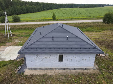 Одноэтажный дом по типовому проекту Современный 140м² - фото №7