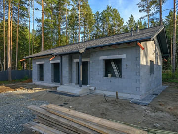 Строим одноэтажный дом в КП Заповедник