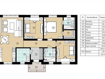 Установили окна и двери в одноэтажный дом КП Шато-2 - фото №5