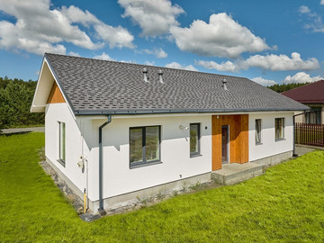 Дом по проекту Хвойный 96м2 и баня 34м2 в КП Клевер - фото №2