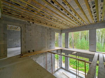 Закончили монтаж кровли двухэтажного дома 366м2 - фото №5