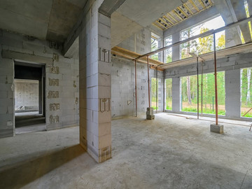 Закончили монтаж кровли двухэтажного дома 366м2 - фото №7