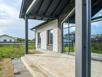 Завершили фасадные работы на одноэтажном доме 125м² в СНТ Новая Околица - фото №8