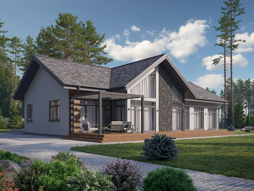 Проект дома Марьино 223м2 - фото №3