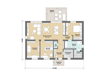 Проект одноэтажного дома Хвойный: 105м² комфорта - фото №5