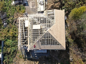 Монтируем кровлю дома в Первоуральском ГО, с. Новоалексеевское - фото №4