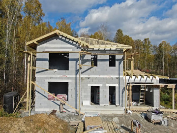 Монтируем кровлю дома в Первоуральском ГО, с. Новоалексеевское - фото №5