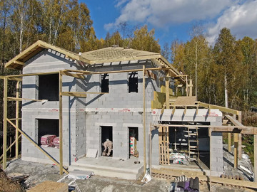 Монтируем кровлю дома в Первоуральском ГО, с. Новоалексеевское - фото №7