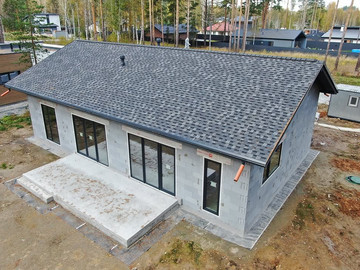 Строим дом по проекту Хвойный 115м² в КП Заповедник, парк Ласточка - фото №12