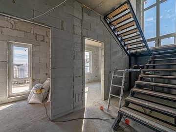 Установили окна, двери и гаражные ворота на дом по проекту Резиденция в КП Крылья - фото №5