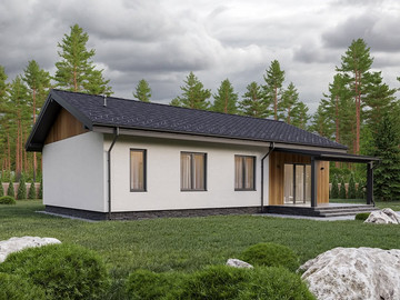 Проект одноэтажного дома Хвойный 96м2 - фото №4