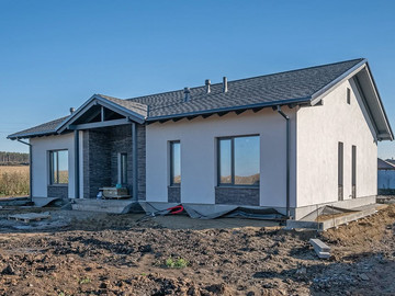 Завершили фасадные работы по дому 125м² в СНТ Новая Околица