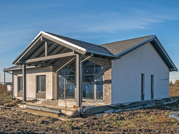 Завершили фасадные работы по дому 125м² в СНТ Новая Околица - фото №3