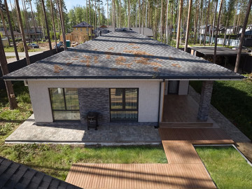 Одноэтажный дом 130м² по индивидуальному проекту в КП Заповедник - фото №2