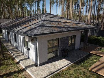 Одноэтажный дом 130м² по индивидуальному проекту в КП Заповедник - фото №4