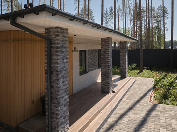 Одноэтажный дом 130м² по индивидуальному проекту в КП Заповедник - фото №5