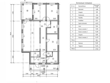Одноэтажный дом 130м² по индивидуальному проекту в КП Заповедник - фото №6