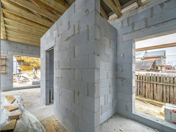 Возвели коробку дома по проекту Хвойный 96² всего за 2 месяца - фото №7