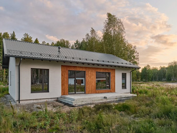 Одноэтажный дом по индивидуальному проекту в КП Заповедник - фото №8