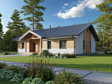 Проект и реализация одноэтажного дома Макси 145м² - фото №6