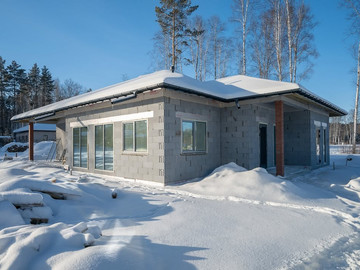 Строим одноэтажный дом 163м2 в КП Заповедник, парк Аист - фото №3