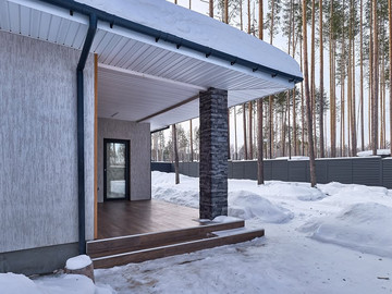 Одноэтажный дом 130м² в КП Заповедник, парк Косуля. - фото №7
