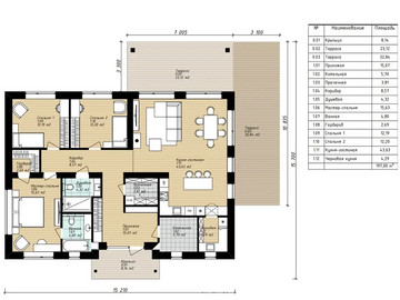 Продолжение строительство дома 197м² для Open Village Ural 2026 - фото №2