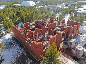 Продолжение строительство дома 197м² для Open Village Ural 2026 - фото №4
