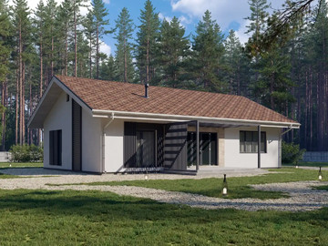 Сколько стоит дом по проекту Хвойный 105м² летом 2026 - фото №1