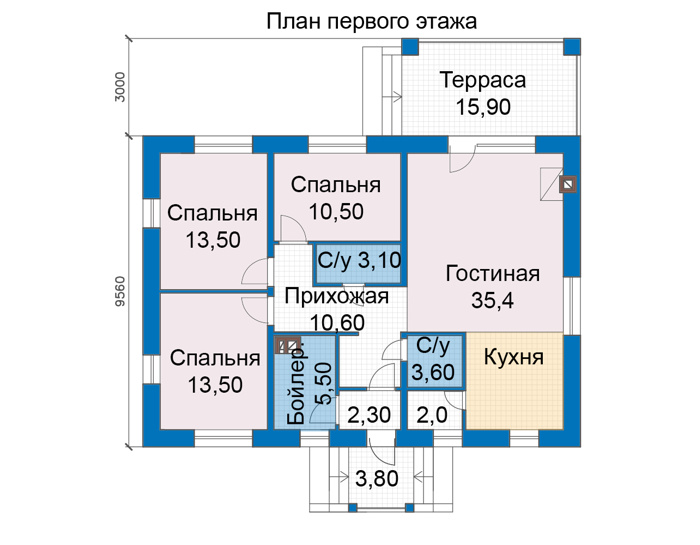 Строительство до 100 м2 домов из газобетона в Калининграде
